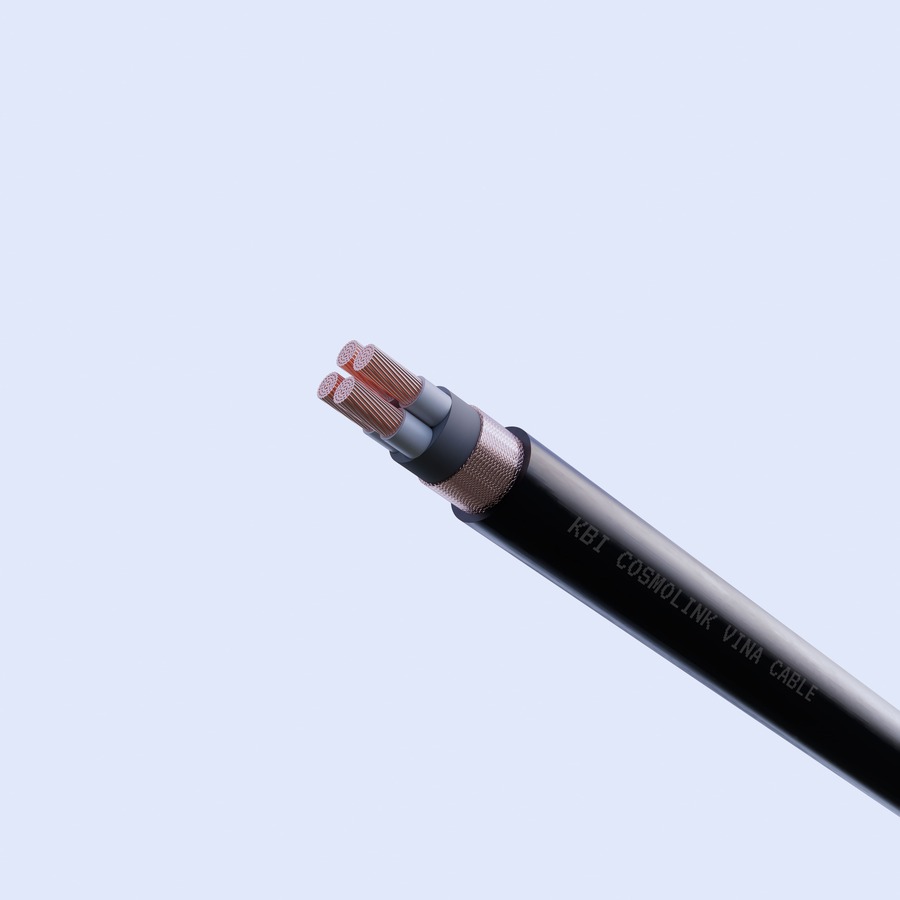 0.6/1kV PVC INSULATED, PVC (FR-PVC) SHEATHED, COPPER WIRE BRAID, CONTROL CABLE (CVV-SB)